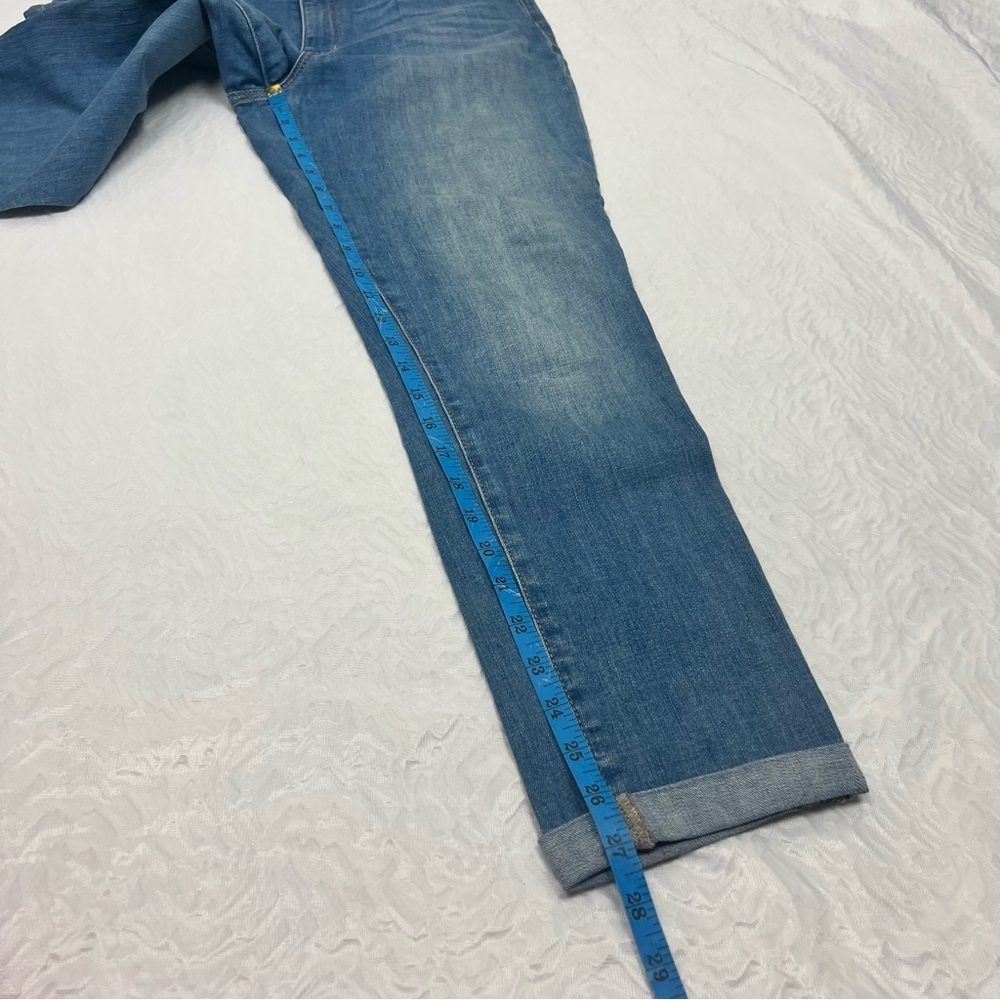 🎁 Hudson Natalie Midrise Slim Boyfriend Crop Jeans 27 Women’s Blue - Picture 5 of 9